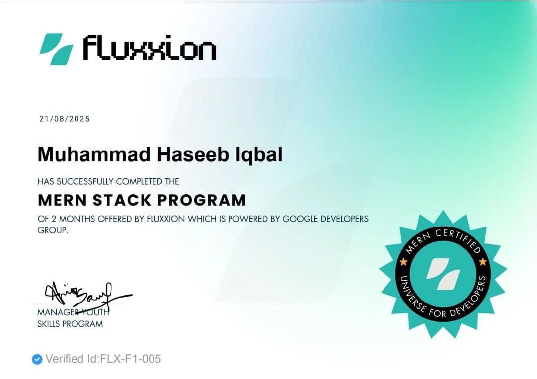 MERN Stack Program